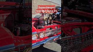 Supercharged Lowrider Chevrolet Impala Sema 2024 car project cars carculture og automobile v8 [upl. by Yuille]