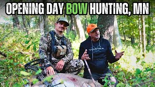 DEER Hunting OPENING Weekend Minnesota Bow Hunt [upl. by Wittenburg499]