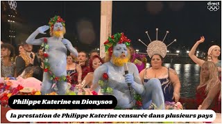 Philippe Katerine en Dionysos  La Performance Surprenante de la Cérémonie d’Ouverture des JO 2024 [upl. by Attinahs903]