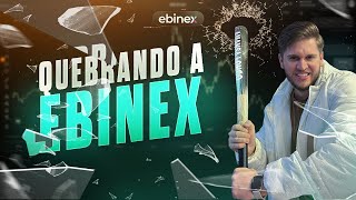 OPÇÕES BINARIAS E CRYPTO 🤑🤑  EBINEX LIVE 🔥 [upl. by Celtic]