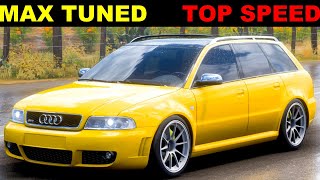 1270HP Audi RS 4 Avant  MAX TUNED  TOP SPEED  Forza Horizon 5 [upl. by Santiago32]