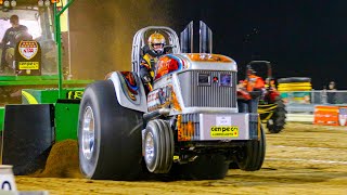 Open Super Stock tractor pulling at Benson NC May 2016 [upl. by Namron]