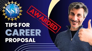 NSF CAREER Tips to write a SUCCESSFUL CAREER proposal  By 2020 CAREER Awardee Dr Silvestri [upl. by Greenebaum]