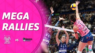 MEGA RALLIES of the match Milano  Conegliano  Lega Volley Femminile 202425 [upl. by Labaw]