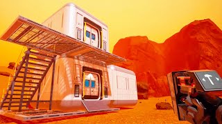 Planet Crafter  NEW FAVORITE GAME Survive amp Terraform Uninhabitable Planet Wasteland Base Building [upl. by Winona]