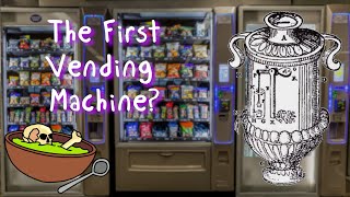 The First Vending Machine  ArchaeFacts [upl. by Htbazile]