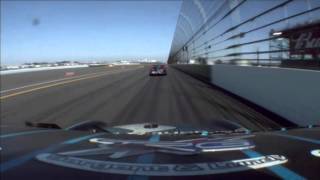 2012 Rolex 24 at Daytona Porsche 911 GT3 Another restart with some overtakes [upl. by Etnaik]