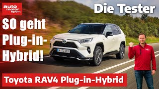 Toyota RAV4 PHEV SO geht PluginHybrid  Test  auto motor und sport [upl. by Earal]