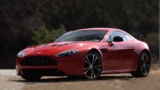 2013 Aston Martin V12 Vantage Driven on Canyon Roads  CAR and DRIVER [upl. by Jepson]