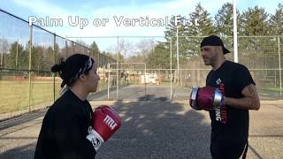 Boxing Mittwork  How to Throw The Jab Variations  Brief Refresher  Coach Ricks Mittology [upl. by Neelyt]