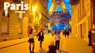 Paris France 🇫🇷  A Lovers Paradise  4K 60fps HDR Walking Tour [upl. by Garlanda486]