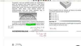 Questão 14  As cúpulas geodésicas são estruturas poliedricas geradas principalmente a partir [upl. by Ahsaetan227]