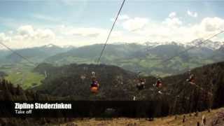 Zipline Stoderzinken quotTake offquot MAI 2013  der größten SeilGleitfluganlage in den Alpen [upl. by Yenohtna]