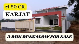 3bhk Bungalow For Sale In KarjatContact8390779969 [upl. by Nally]