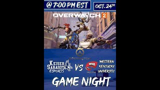 Keiser University Sarasota Vs Western Kentucky University  OW2 [upl. by Rekrap]