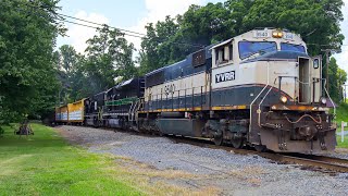 4K Chasing the Yadkin Valley Railroad From Elkin to Rural Hall 6282021 [upl. by Besnard]