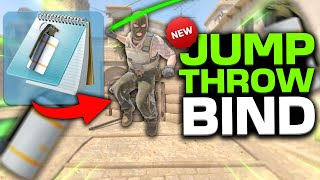 How to Make Jump Throw Bind in CS2 After New Update [upl. by Aniretac]