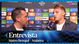 MATEO RETEGUI quotREAL MADRID FUE JUSTO GANADORquot  REAL MADRID 20 ATALANTA  ENTREVISTA [upl. by Peih]