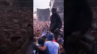 openair frauenfeld Travis Scott spits on fan who tried to steal Yeezys travisscott [upl. by Malca]