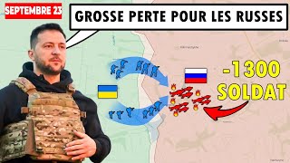 Aujourdhui 1300 soldats Russes ont été neutralisés par larmée Ukrainienne [upl. by Dat]