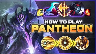 HOW TO PLAY PANTHEON SEASON 14  Build amp Runes  Season 14 Pantheon guide  League of Legends [upl. by Arbmahs]