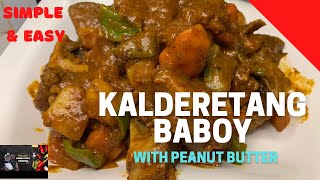 KALDERETANG BABOY with peanut butter  SIMPLE and EASY  DADDY GELO [upl. by Sayce]