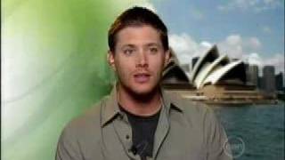 Jensen Ackles on 9am with David And Kim in Australia [upl. by Rednas523]