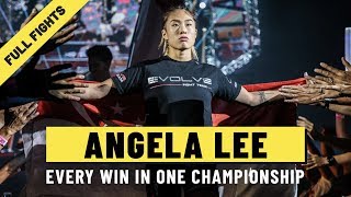 Every Angela Lee Win  ONE Full Fights [upl. by Nanyt289]