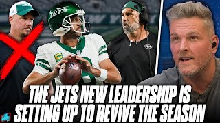 We Are Starting To See The Jets Future Plan After Salehs Firing  Pat McAfee Show [upl. by Keldon400]