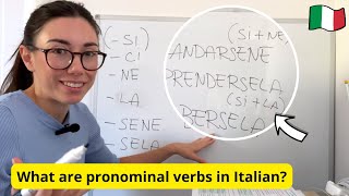 Che cosa sono i verbi pronominali in italiano What are pronominal verbs in Italian Subtitles [upl. by Rinee]