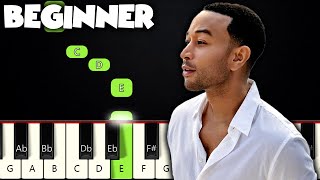 All Of Me  John Legend  BEGINNER PIANO TUTORIAL  SHEET MUSIC by Betacustic [upl. by Ecitnirp]