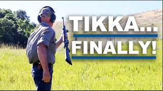 Tikka Rifle Review and Accuracy Test [upl. by Niatsirhc]