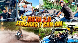 ENTRE CERROS EN ITALIKAS Y CAN AM  🤣🏍️💨⛰️🏞️ RUTA 20 CON SOÑADORES Y GRILLO LA DUDA 🚀👊🏻😎 [upl. by Annayat]