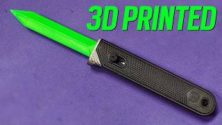 Toy Gravity Knife  3D Printed  Print Ideas  Best Free 3D Models [upl. by Eelsnia]