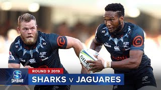 Sharks v Jaguares  Super Rugby 2019 Rd 9 Highlights [upl. by Spear943]