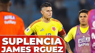 El DT de COLOMBIA explica la AUSENCIA de JAMES RODRÍGUEZ en el URUGUAY vs COLOMBIA [upl. by Cyndie]