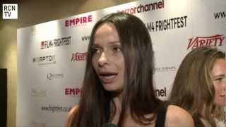 Anna Walton Interview  The Seasoning House amp Hellboy 3  FrightFest 2012 [upl. by Koziara]