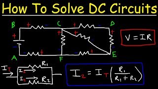 How To Solve Any Resistors In Series and Parallel Combination Circuit Problems in Physics [upl. by Ternan]