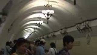 RussiaMoscowTouring Metro Stations 逛俄罗斯地铁站 [upl. by Tani]