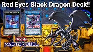 Red Eyes Black Dragon Deck  Inferno Fire Blast is the Best Attack  YuGiOh Master Duel [upl. by Treblah]