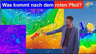 Was kommt nach dem roten Pfeil Doch noch mal kalt Wettervorhersage 10170324 SchauerGewitter [upl. by Sid]