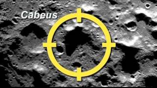 NASA SELECTS TARGET CRATER FOR LUNAR IMPACT OF LCROSS SPACECRAFT [upl. by Suilenrac714]