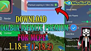 Toolbox Infinite Time For MCPE 1182  Toolbox IT 118203  MCPE GOD MOD [upl. by Arodoet]