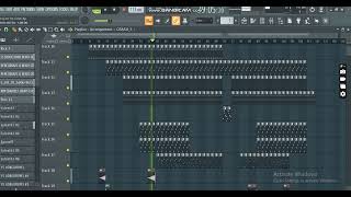 T1 AMAPIANO beatin FL studio [upl. by Ycrep]