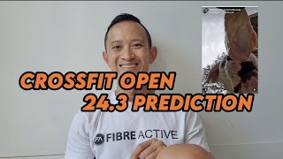 CrossFit Open 243 Prediction  CrossFit Open [upl. by Conrade448]