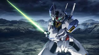 Gundam Aerial vs Guels Dilanza  History of Ad Stella [upl. by Namyh36]