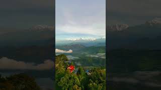 Beautiful View From Rupakot Pokhara youtubeshorts youtubeshort [upl. by Buna]