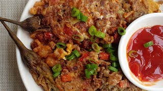 HOW TO COOK TORTANG TALONG WITH PORK GINILING [upl. by Varrian621]