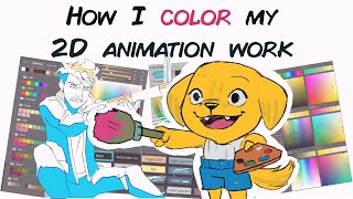 How I Color my Animation Work [upl. by Weinstein582]