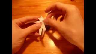 Origami Froebel star by Froebel Friedrich [upl. by Solahcin359]